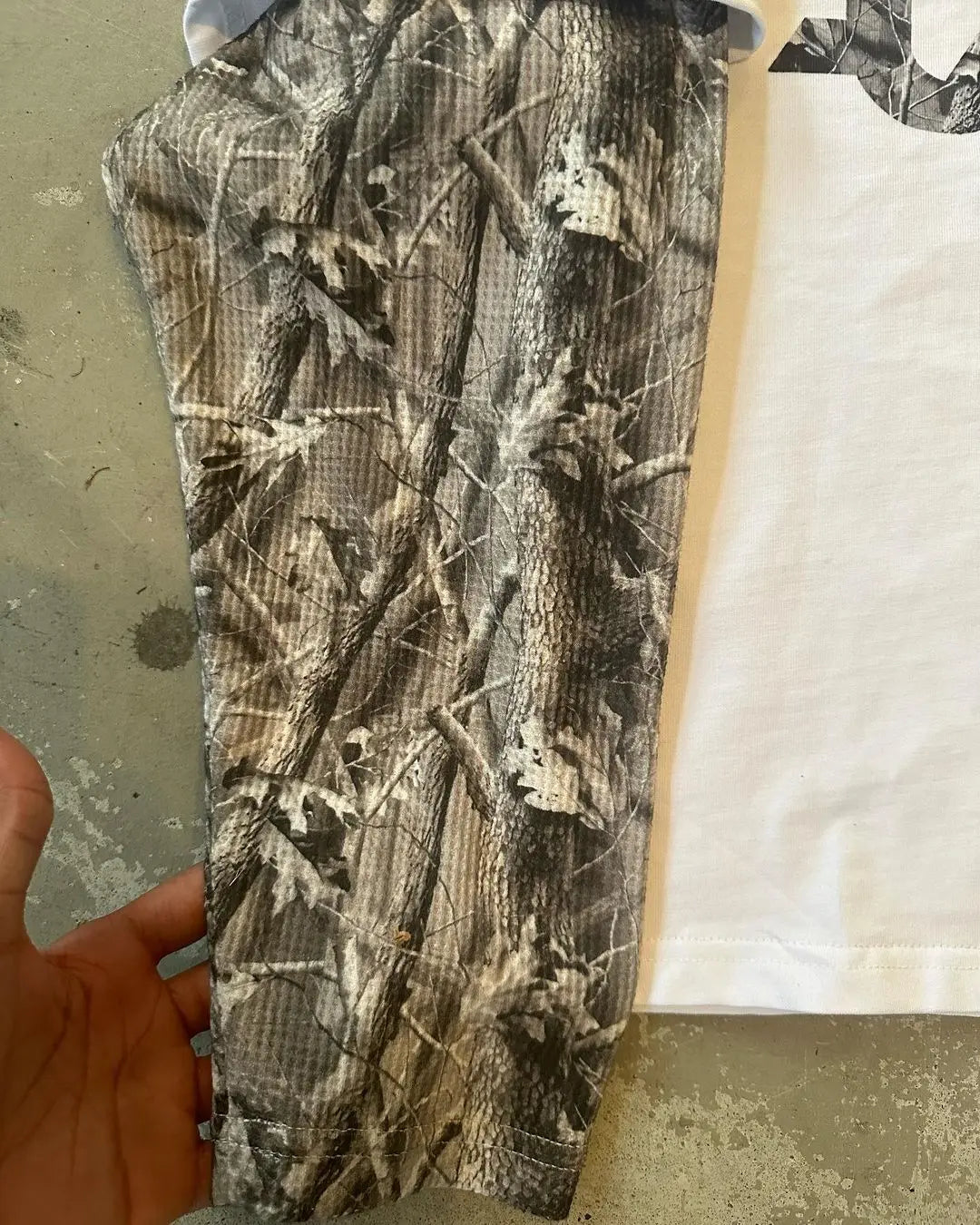 LONG CAMO TEE