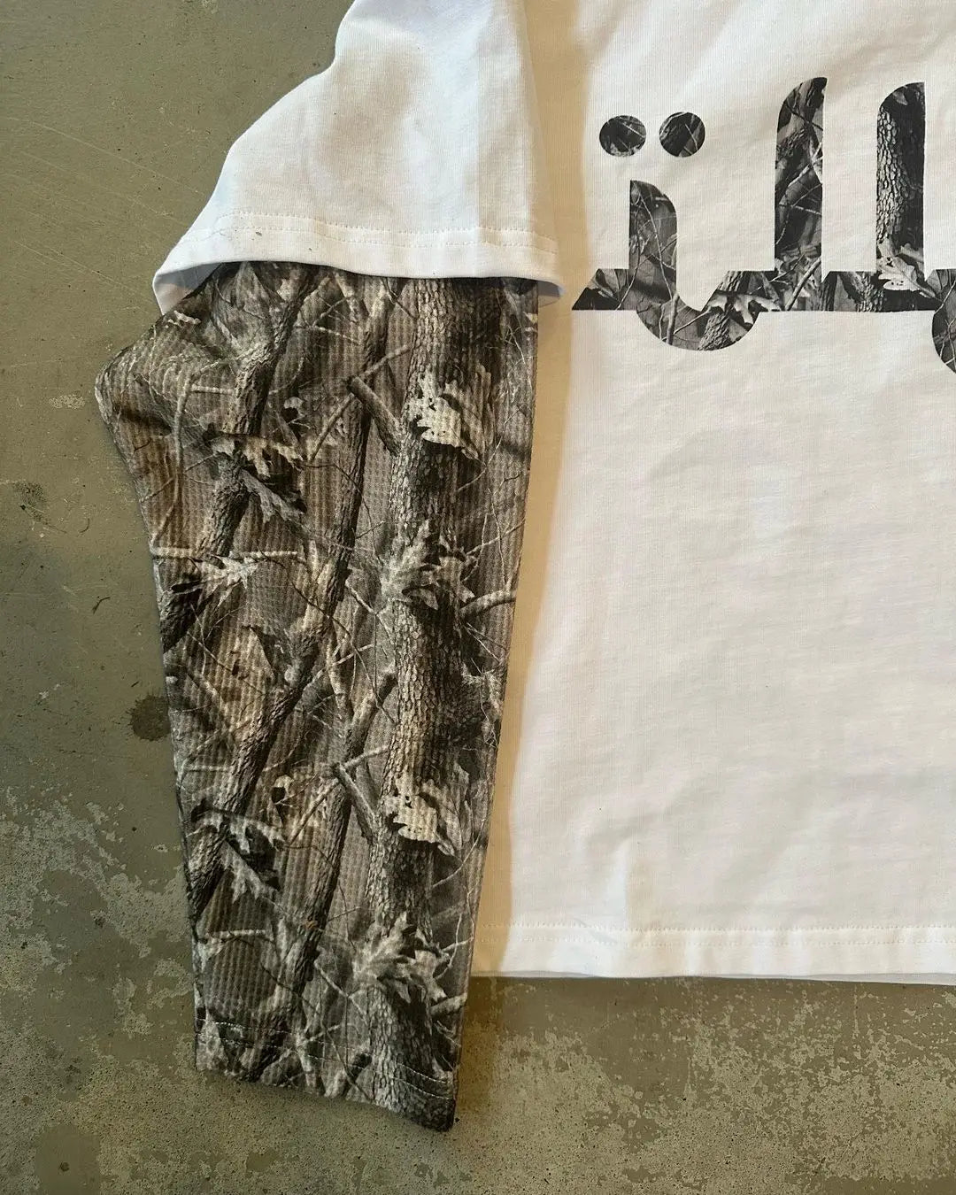 LONG CAMO TEE