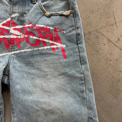 RHINESTONE JORTS