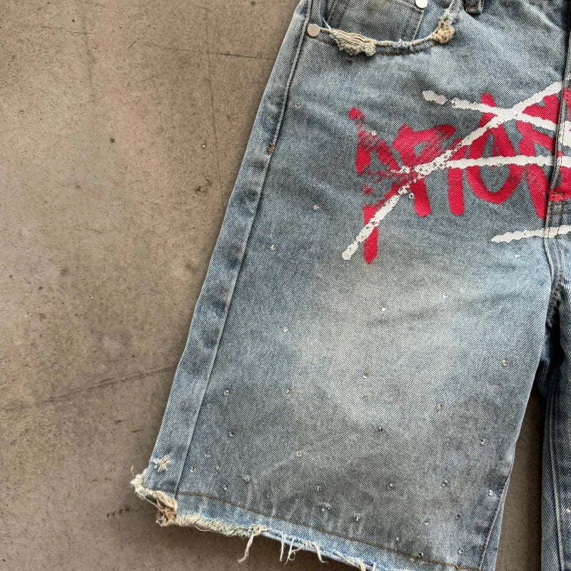 RHINESTONE JORTS