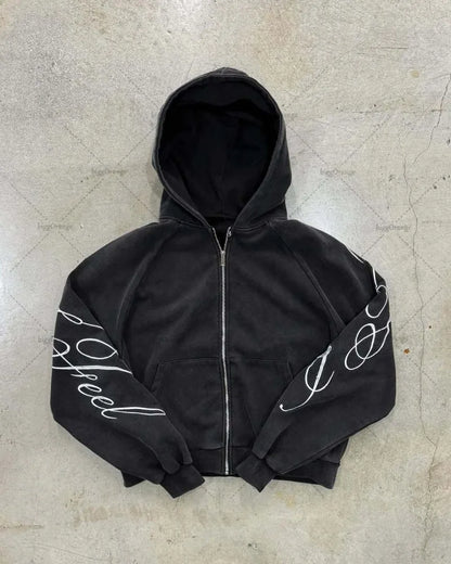 SCRIPTED HOODIE