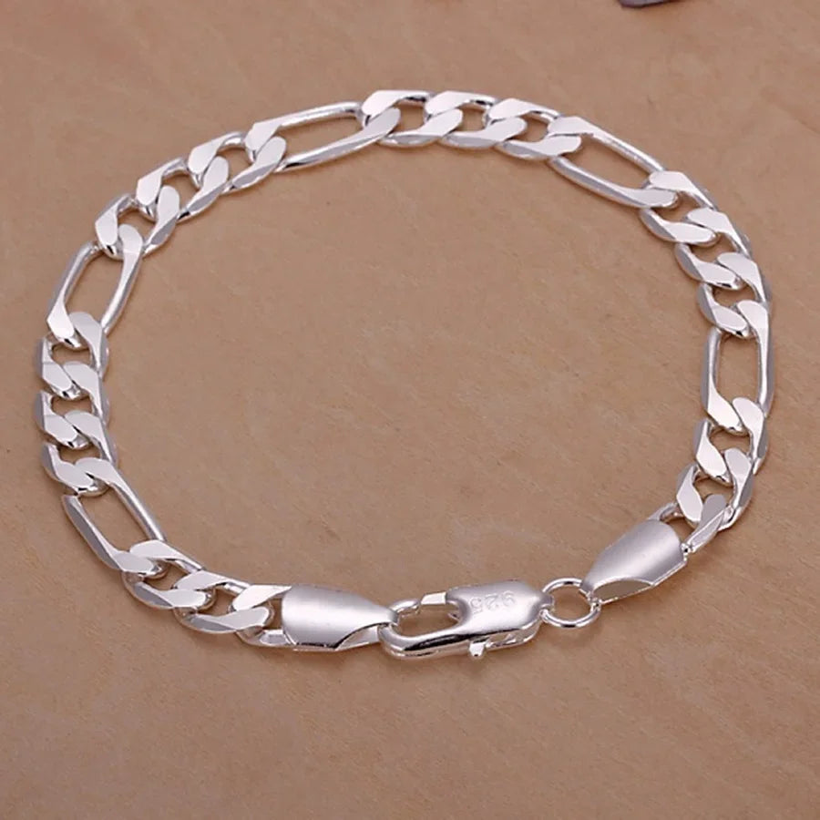 925 MIX LINK BRACLET