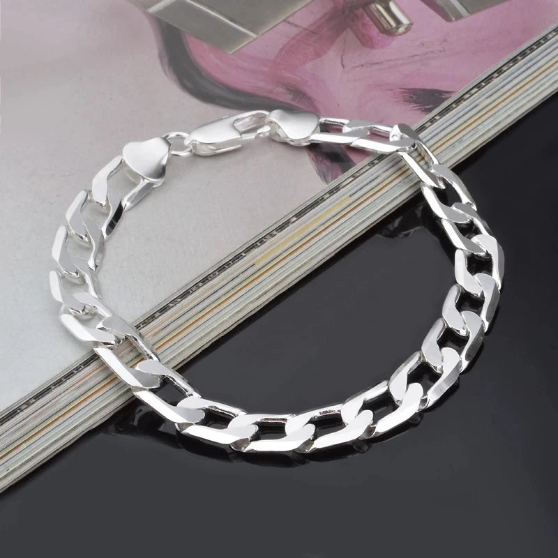 925 DIAMOND CUT BRACLET