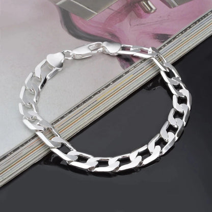 925 DIAMOND CUT BRACLET