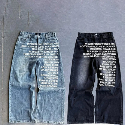 LETTER JEANS