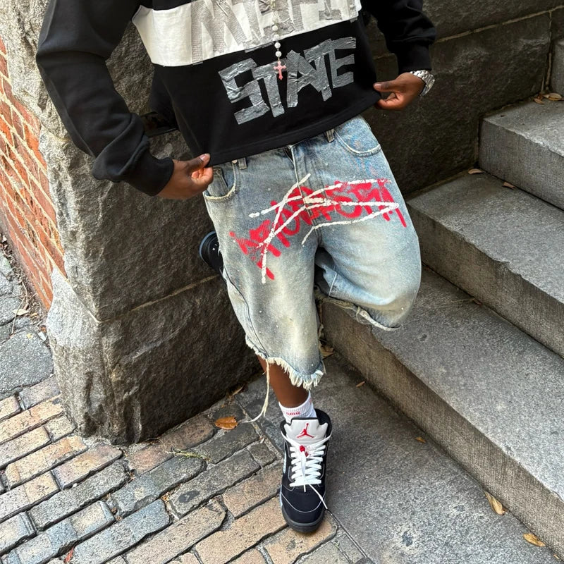RHINESTONE JORTS
